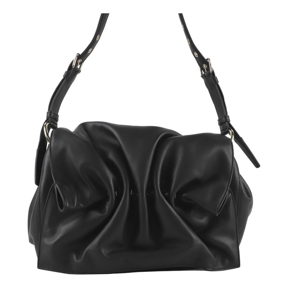 Valentino black leather satchel